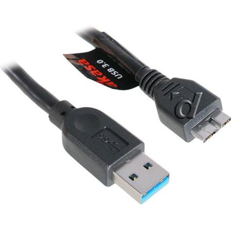 Akasa USB 3.0 Kabel (1 m, USB 3.0), USB Kabel