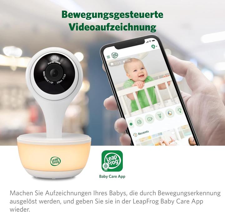 Produktbild Leapfrog Smartes Video-Babyphone LF815HD (Babyphone mit Kamera, 300 m)