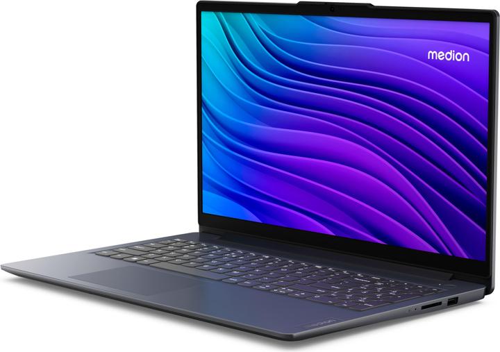 Actual product image Medion E15235 (MD62610), dark grey (15.59", Intel Core i3-N305, 8 GB, 512 GB, Eng. Int.)