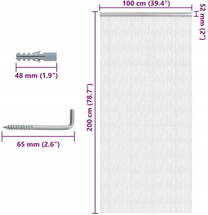 Actual product image vidaXL Constantine (100 x 200 cm)