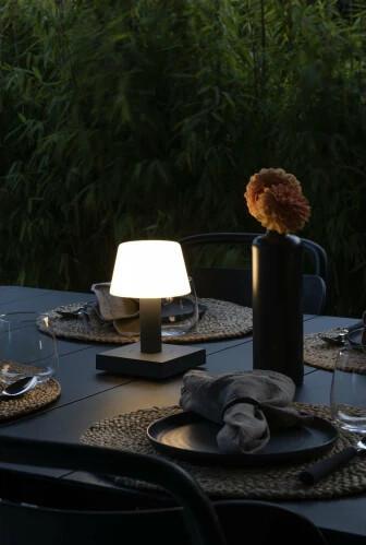 Actual product image Konstsmide Table lamp USB Monaco, 2700-3000 K, 2.5 W, anthracite (114 lm)