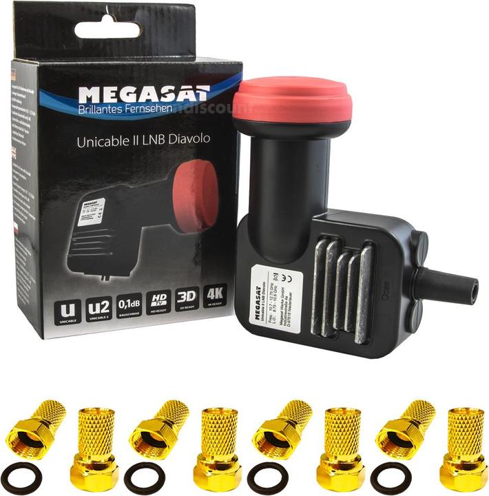 Produktbild Megasat Unicable II LNB Diavolo (Unicable, 40mm)