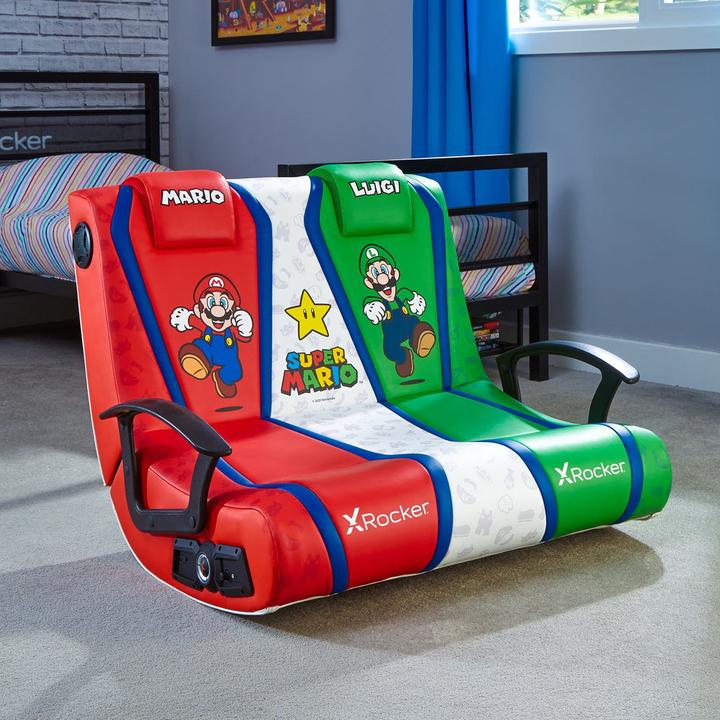 Actual product image X Rocker Dual VS 2.1 - Super Mario