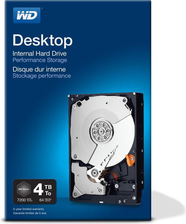Productafbeelding WD Zwarte detailhandel (4 TB, 3.5")