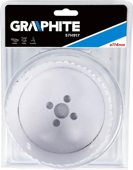Produktbild Graphite 114 mm bimetal hole saw - 57H917 (114 Millimeter)