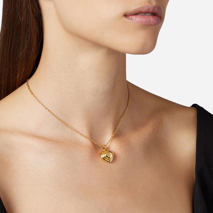 Produktbild Chiara Ferragni Bold Heart Halskette (Messing)