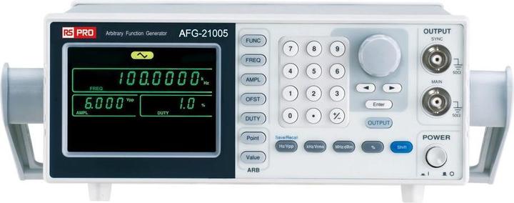 Image du produit RS PRO Générateur de fonctions arbitraires, 1x 5MHz, USB