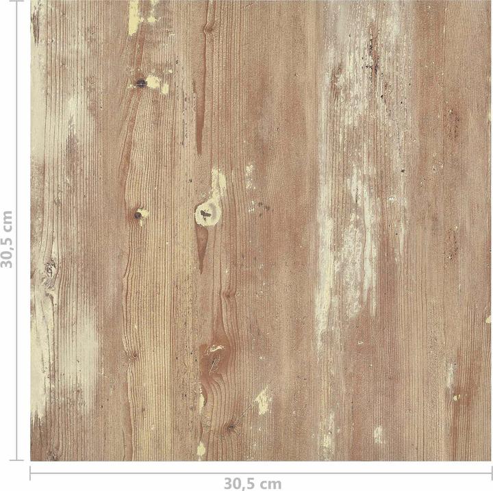 Produktbild vidaXL Quadratische Dielen (PVC Boden, 5.11 m²)