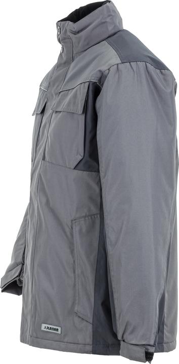 Produktbild Planam Winterjacke zink/schiefer/rot L XL (L, XL)