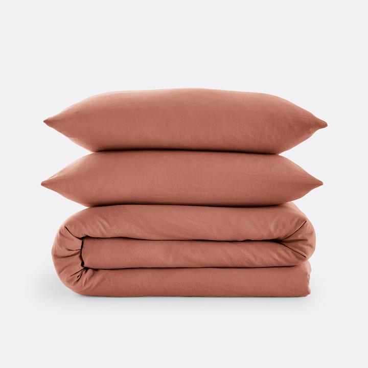 Produktbild La Redoute Interieurs Microfibre Lavee (Bettwäsche Set, 140 x 200 cm)