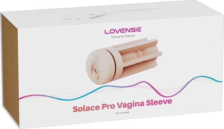Actual product image Lovense - Vagina-Shaped Sleeve for Solace Pro