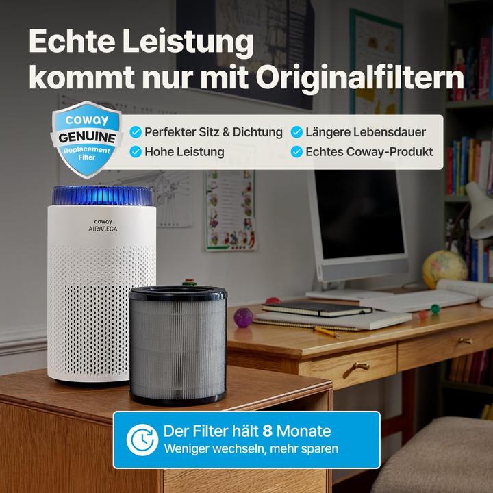 Actual product image Coway Airmega 50 Luftreiniger mit Beleuchtung (25 m²)