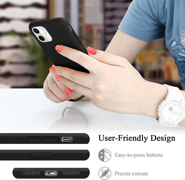 Actual product image Cadorabo TPU Liquid Silicone Case Cover (Apple iPhone 11)