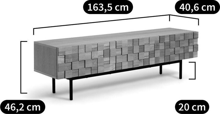 Actual product image La Redoute Interieurs Madria (163.5 x 40.5 x 46.5 cm)