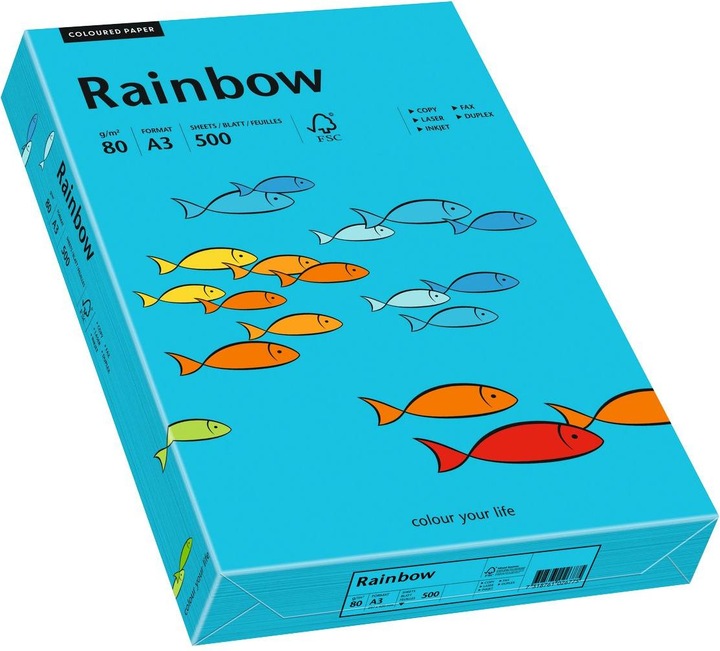 Produktbild Rainbow Kopierpapier farbig A3 (80 g/m², 500 x, A3)