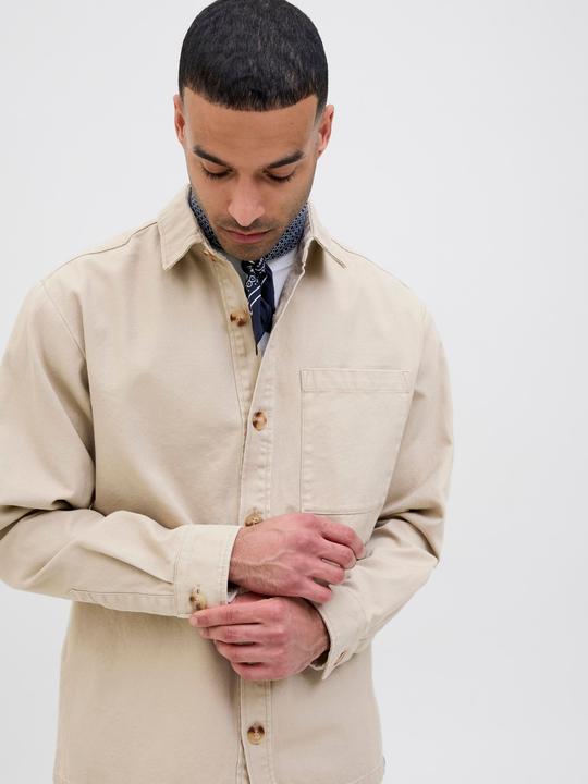 Produktbild Jack & Jones Rddcolter Canvas Overshrit L/S Sn (XXL)