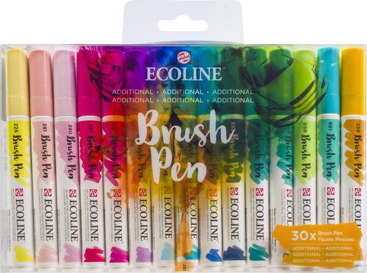 Talens Set di pennelli Ecoline (Multicolore, 30 x)