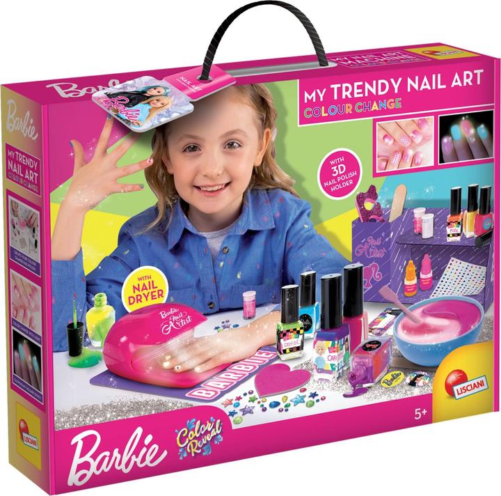 Actual product image Lisciani Fashionable Barbie manicure lamp 102747 (French)