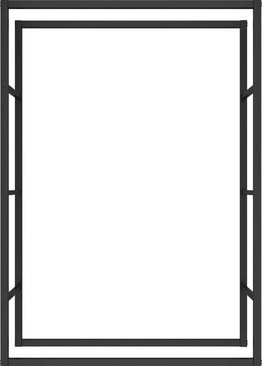 Actual product image tectake Kaminholzregal Tuby, für In- & Outdoor, 100,5x25x150cm