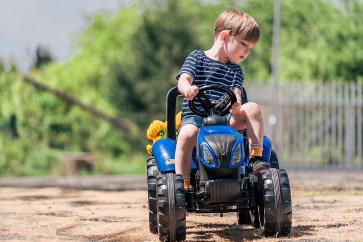 Immagine prodotto Falk Toys Trattore L per bambini con rimorchio