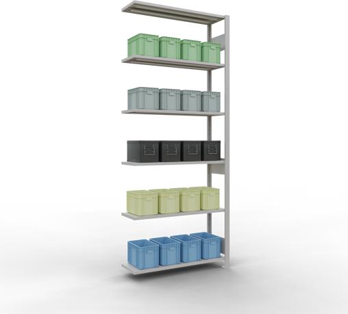 Image du produit Schulte Lagertechnik Système d'assemblage de rayonnages MULTIplus85 avec traverses de longueur