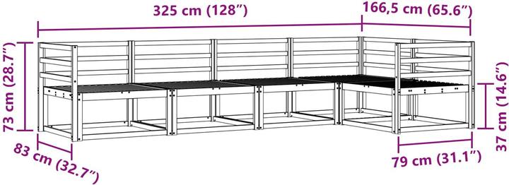 Produktbild vidaXL Gartenmöbel Set