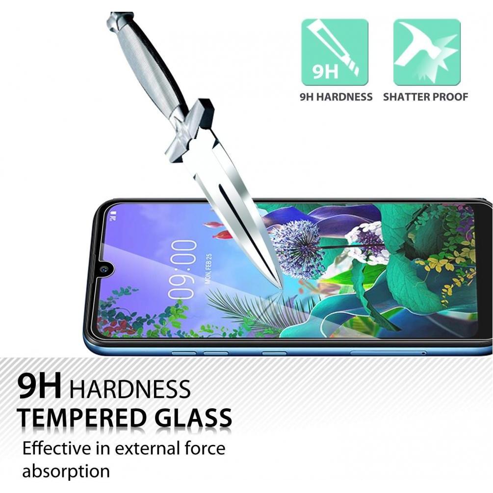 Thumbnail - Screenguard LG Q60 Panzerglas Schutzfolie Case Friendly Design (1 Stück, LG Q60), Smartphone Schutzfolie, Transparent