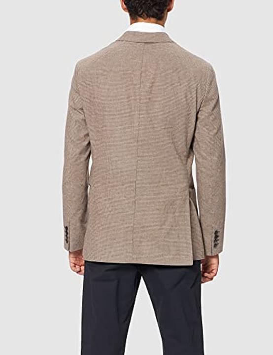 Actual product image Hackett Stretch Flannel Puppytooth Unlined Blazer Shirt Jacket (34)