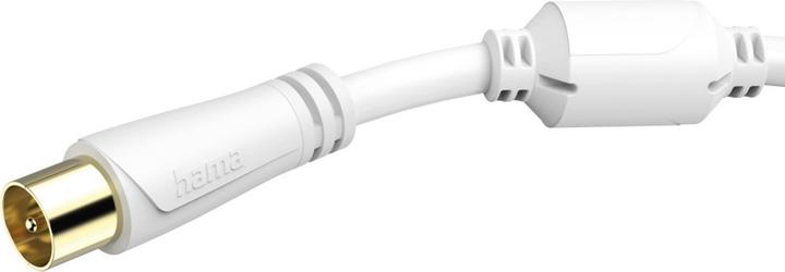 Immagine prodotto Hama Cavo per antenna, spina coassiale - presa coassiale, placcato oro, 1,5 m, 100 dB (100 dB, Cavi antenna)