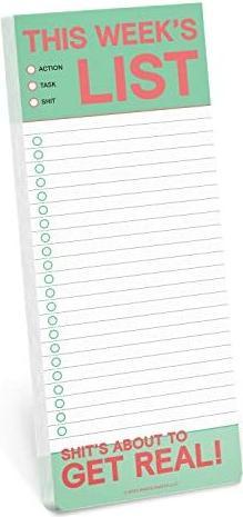 Abrams & Chronicle This Week's List Make-a-List Pad