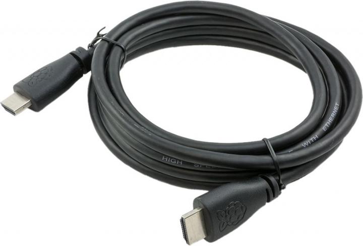 Produktbild Raspberry Pi micro HDMI (Typ D) — HDMI (Typ A) (1 m, HDMI, 2.0)