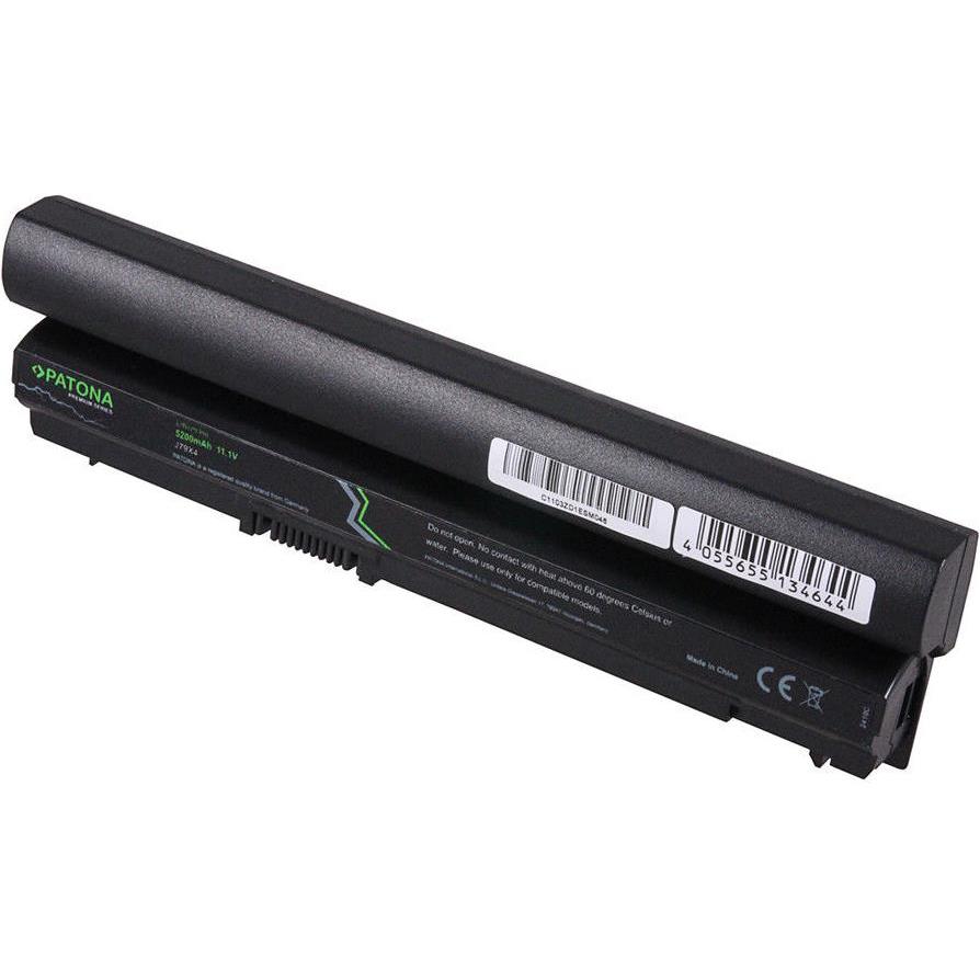 Patona Pile Premium (6 cabines, 5200 mAh), Batterie pour notebook, Vert, Noir