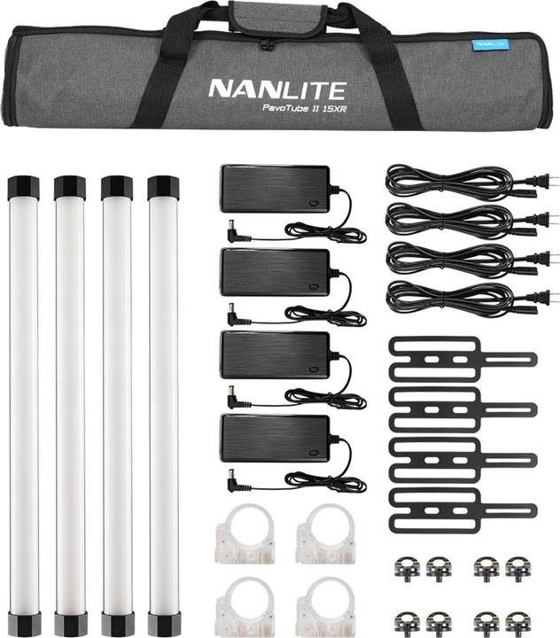 Produktbild Nanlite Pavotube II 15XR 4KIT (Stableuchte, Studioleuchte, Videoleuchte)