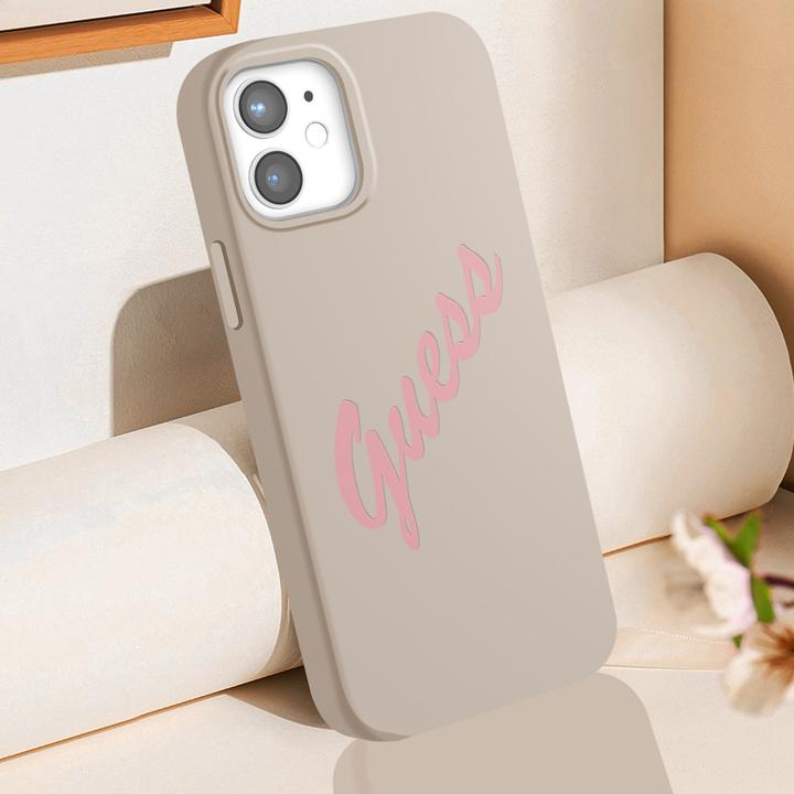 Actual product image Guess Hard Cover Silicone Vintage (Apple iPhone 12, Apple iPhone 12 Pro)