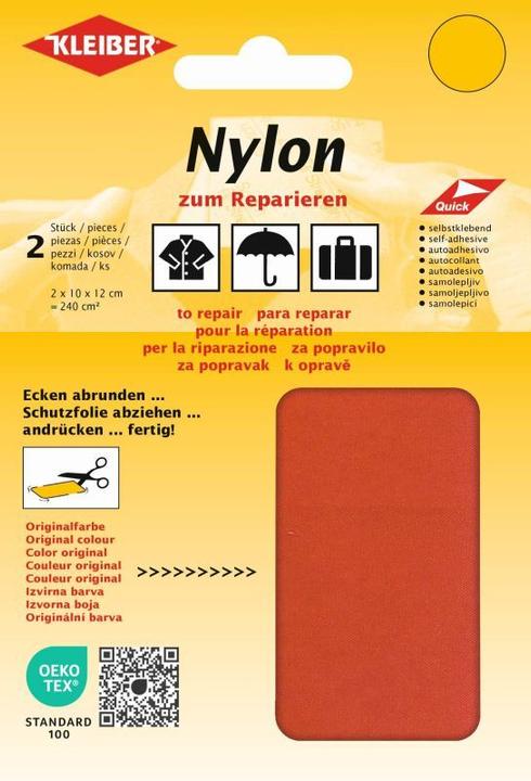 Produktbild Kleiber Nylon-Flicken 10x12 cm orange 2 St