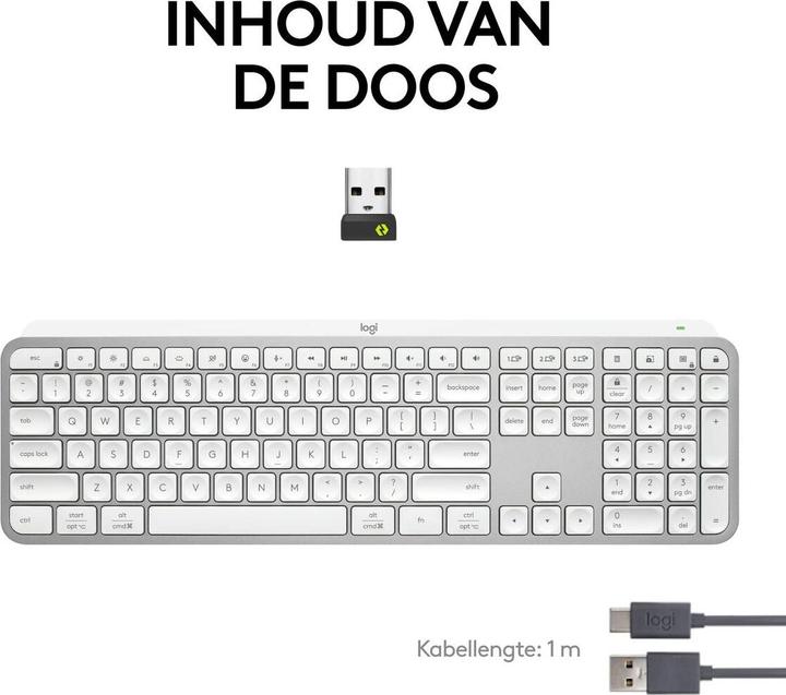 Actual product image Logitech MX Keys S (USA, Wireless)