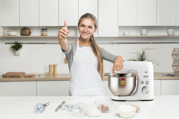 Produktbild Eldom Wrk1200 Planet Stand Mixer 800w White (800 W, 5 l)