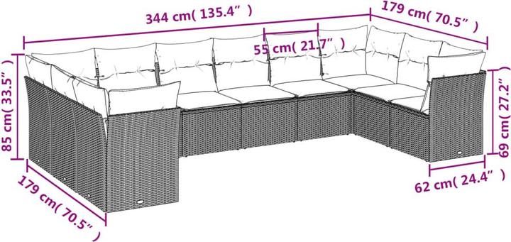 Produktbild vidaXL Teresa