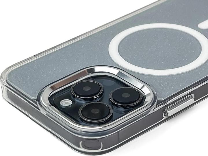Immagine prodotto Hurtel Glitter Case mit MagSafe für iPhone 16e - Weiss (Apple iPhone 16e)