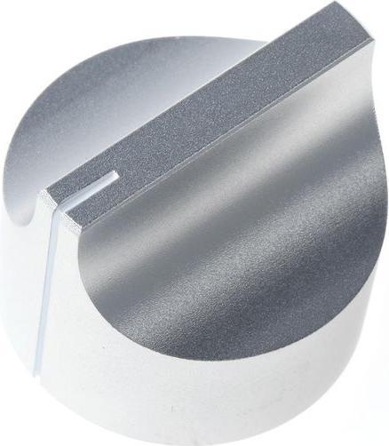 Produktbild RS PRO Drehknopf Aluminium 32mm silber