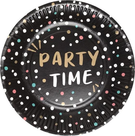 Produktbild Boland 8 Teller - Party Time - Ø = ca. 23 cm (8 x)
