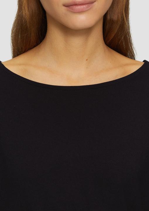 Produktbild S.Oliver T-Shirt Fliessendes Jersey-Shirt mit überschnittenen Schultern (46)