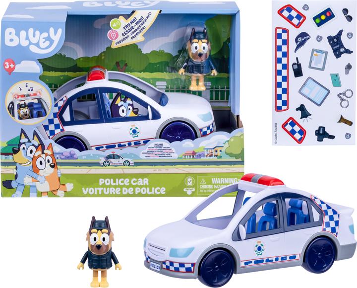 Actual product image Bluey - Police Car with Lights and Sound(90451)