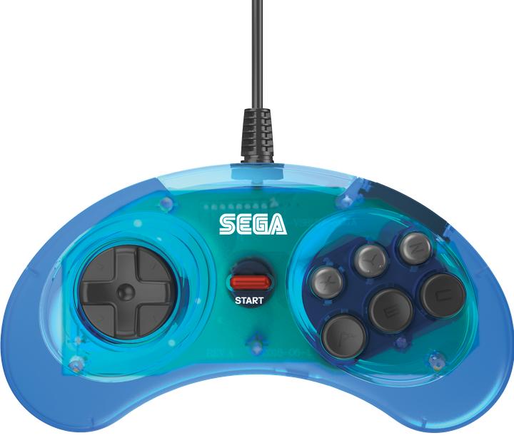Produktbild retro-bit SEGA MD 6-Button Pad Blue (Sega Mega Drive)