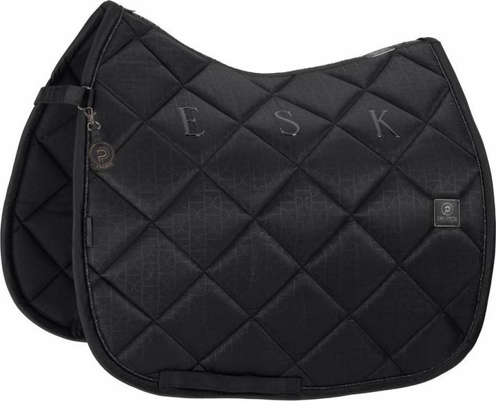 Actual product image Eskadron Glossy Bit Saddle Cloth Black