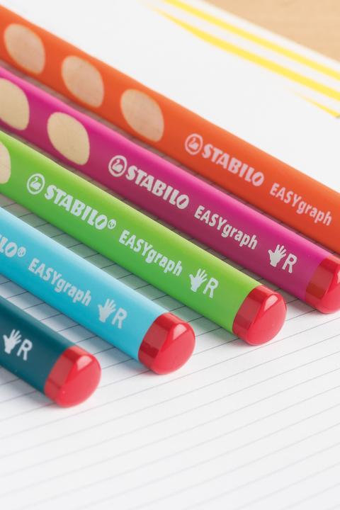 Produktbild STABILO Schulset EASYgraph, fr Rechtsh„nder, blau (HB, 1x)