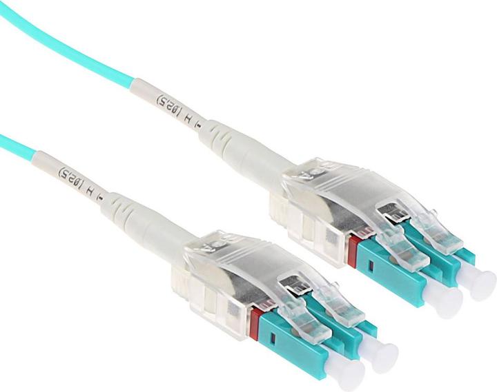 ACT 12 meter Multimode 50/125 OM3 Polarity Twist fiber cable with LC connectors (CAT7, 12 m)
