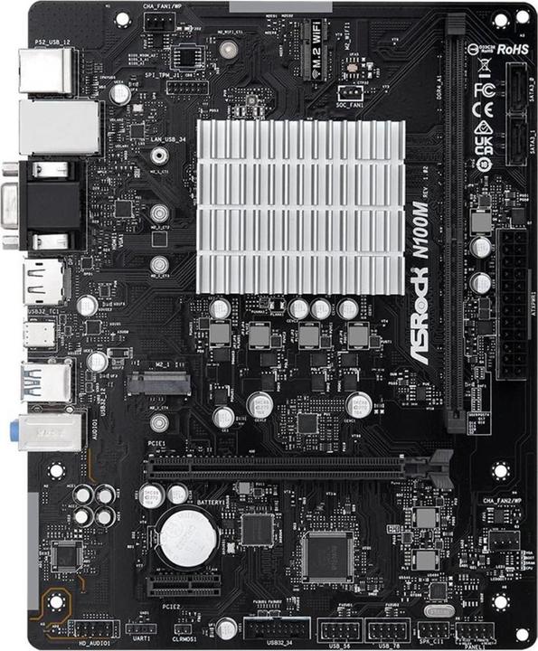 Actual product image AsRock N100M (BGA 1264, mATX)