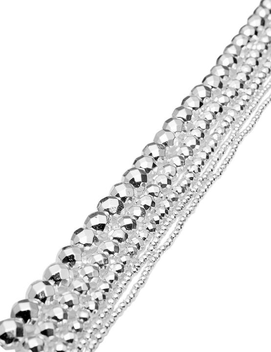 Image du produit Leyda Fil d'hématite argent facetté