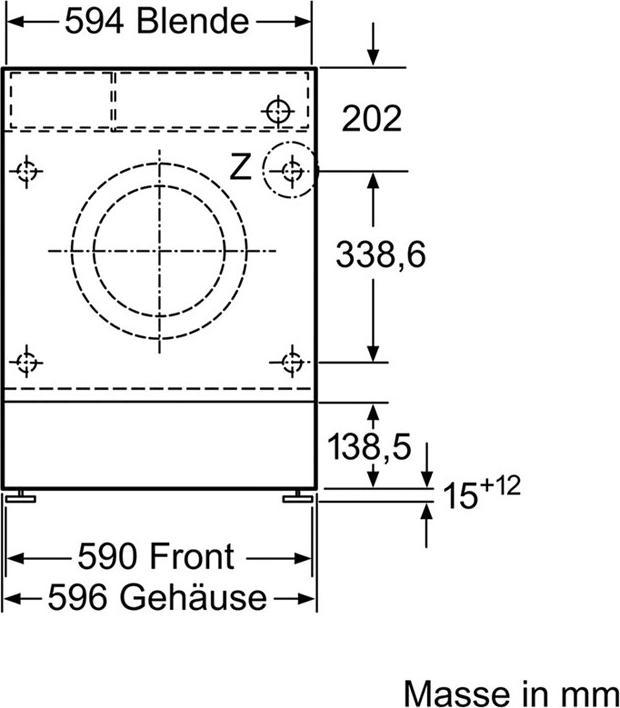 Produktbild Siemens WI14W542CH (8 kg, Links)